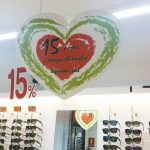 PVC impresión directa con troquel en forma de corazón